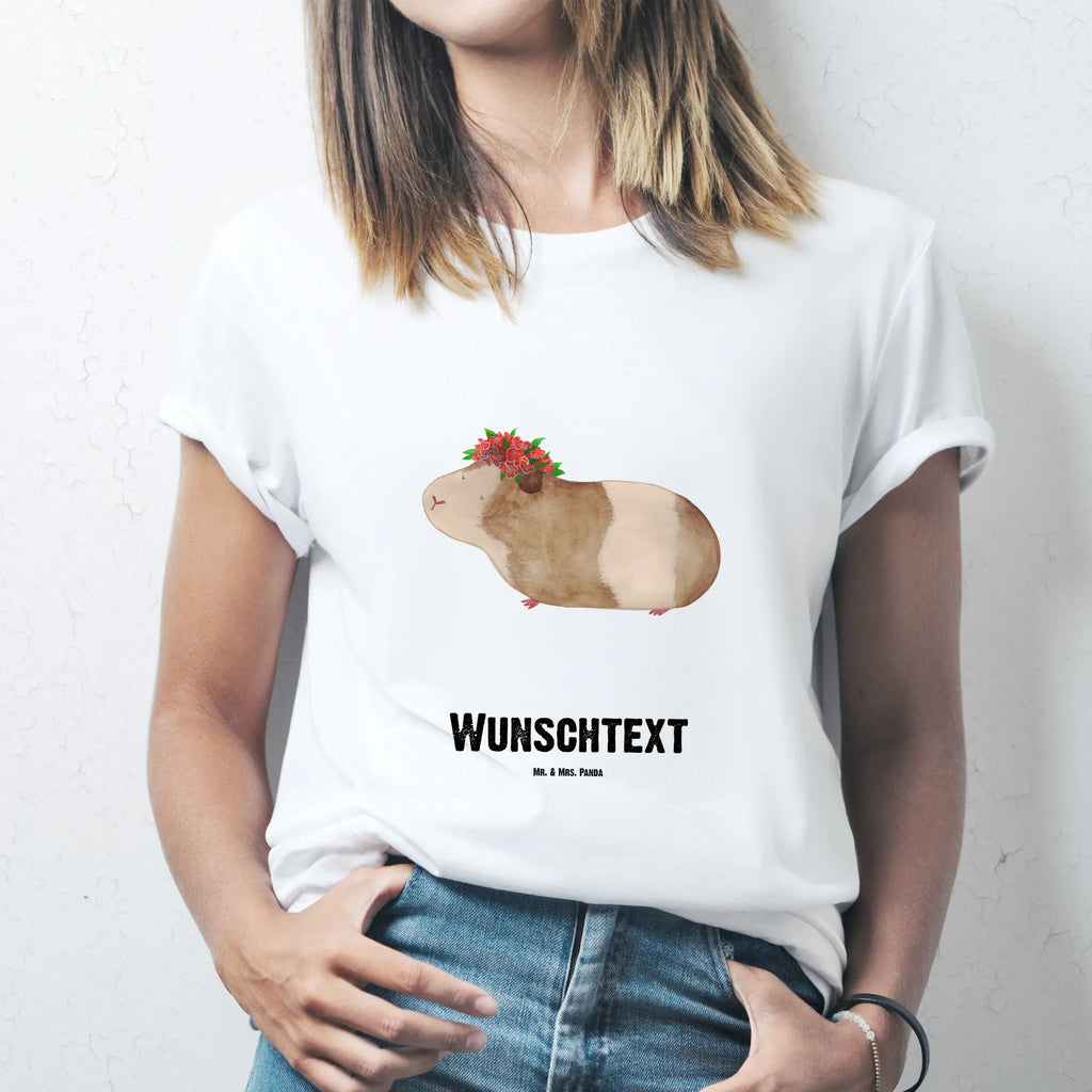 Personalisiertes T-Shirt Meerschweinchen weise T-Shirt Personalisiert, T-Shirt mit Namen, T-Shirt mit Aufruck, Männer, Frauen, Wunschtext, Bedrucken, Tiermotive, Gute Laune, lustige Sprüche, Tiere, Meerschweinchen, Meerie, Meeries, Wunder, Blumenkind, Realität, Spruch, Weisheit, Motivation, Wunderland