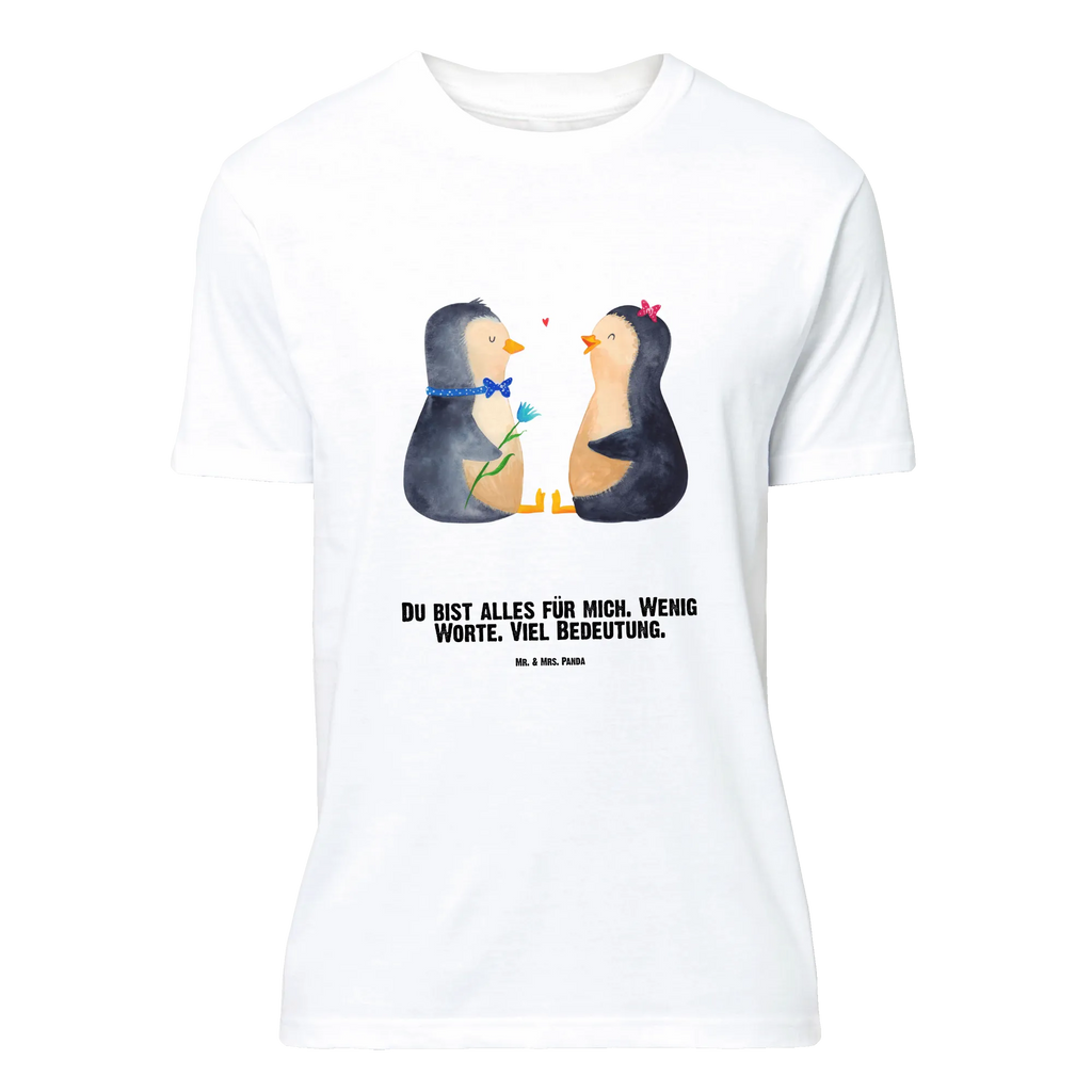 Personalisiertes T-Shirt Pinguin Pärchen T-Shirt Personalisiert, T-Shirt mit Namen, T-Shirt mit Aufruck, Männer, Frauen, Wunschtext, Bedrucken, Pinguin, Pinguine, Liebe, Liebespaar, Liebesbeweis, Liebesgeschenk, Verlobung, Jahrestag, Hochzeitstag, Hochzeit, Hochzeitsgeschenk, große Liebe, Traumpaar