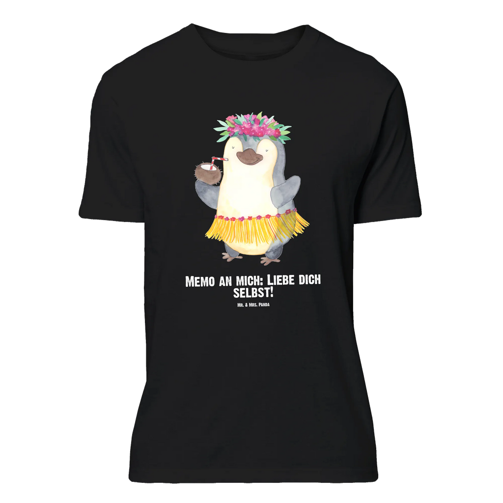 Personalisiertes T-Shirt Pinguin Kokosnuss T-Shirt Personalisiert, T-Shirt mit Namen, T-Shirt mit Aufruck, Männer, Frauen, Wunschtext, Bedrucken, Pinguin, Aloha, Hawaii, Urlaub, Kokosnuss, Pinguine