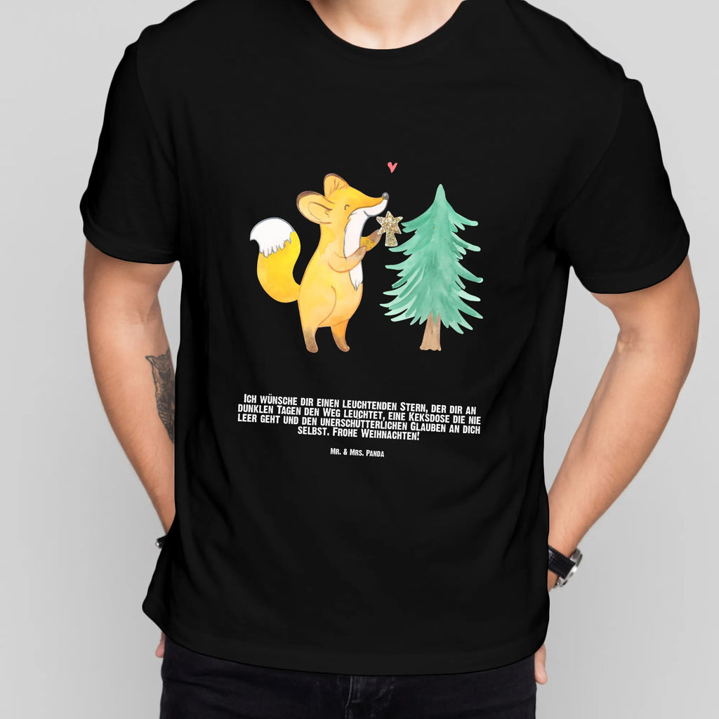 Personalisiertes T-Shirt Fuchs  Weihnachtsbaum T-Shirt Personalisiert, T-Shirt mit Namen, T-Shirt mit Aufruck, Männer, Frauen, Wunschtext, Bedrucken, Winter, Weihnachten, Weihnachtsdeko, Nikolaus, Advent, Heiligabend, Wintermotiv, Weihnachtsmann, Weihnachtstage, Fuchs, Schlittschuh, Weihnachtszeit, Weihnachtsdekoration