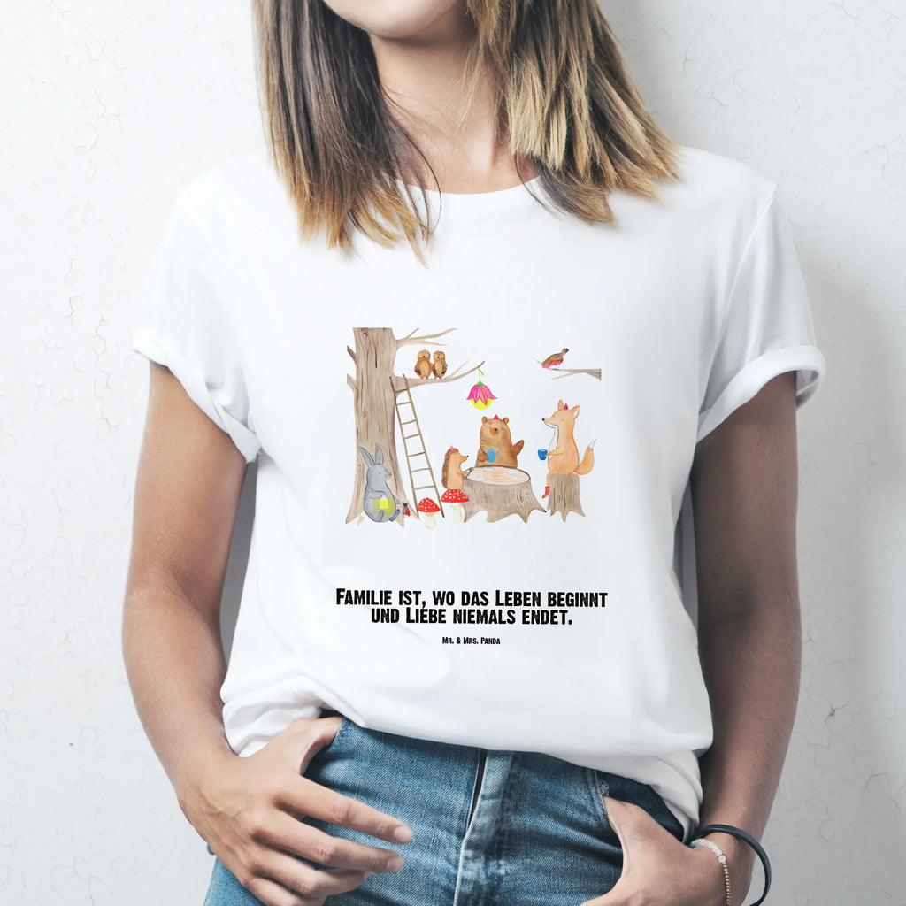 Personalisiertes T-Shirt Waldtiere Picknick T-Shirt Personalisiert, T-Shirt mit Namen, T-Shirt mit Aufruck, Männer, Frauen, Wunschtext, Bedrucken, Tiermotive, Gute Laune, lustige Sprüche, Tiere, Waldtiere, Picknick, Wald, Fuchs, Hase, Igel, Maus, Eichhörnchen