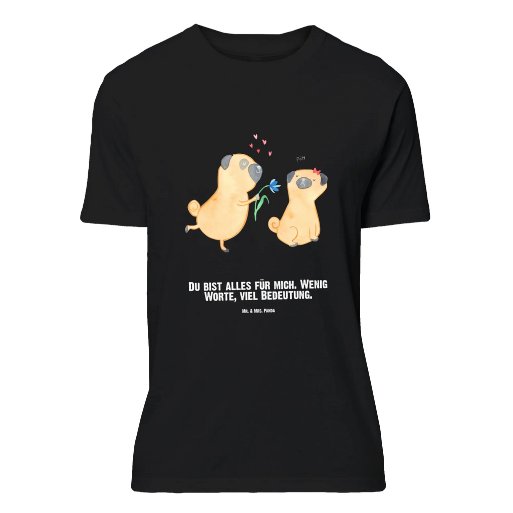 Personalisiertes T-Shirt Mops Verliebt T-Shirt Personalisiert, T-Shirt mit Namen, T-Shirt mit Aufruck, Männer, Frauen, Wunschtext, Bedrucken, Hund, Hundemotiv, Haustier, Hunderasse, Tierliebhaber, Hundebesitzer, Sprüche, Mops, Möpse, Hundeliebe, verliebt, Liebe, Liebesspruch. Verlobt, Geschenk Freund, Partner