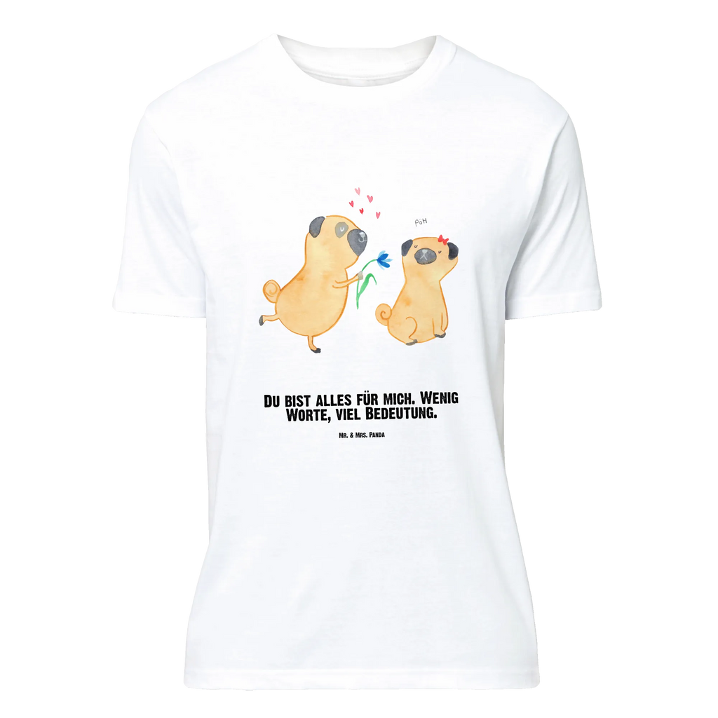 Personalisiertes T-Shirt Mops Verliebt T-Shirt Personalisiert, T-Shirt mit Namen, T-Shirt mit Aufruck, Männer, Frauen, Wunschtext, Bedrucken, Hund, Hundemotiv, Haustier, Hunderasse, Tierliebhaber, Hundebesitzer, Sprüche, Mops, Möpse, Hundeliebe, verliebt, Liebe, Liebesspruch. Verlobt, Geschenk Freund, Partner