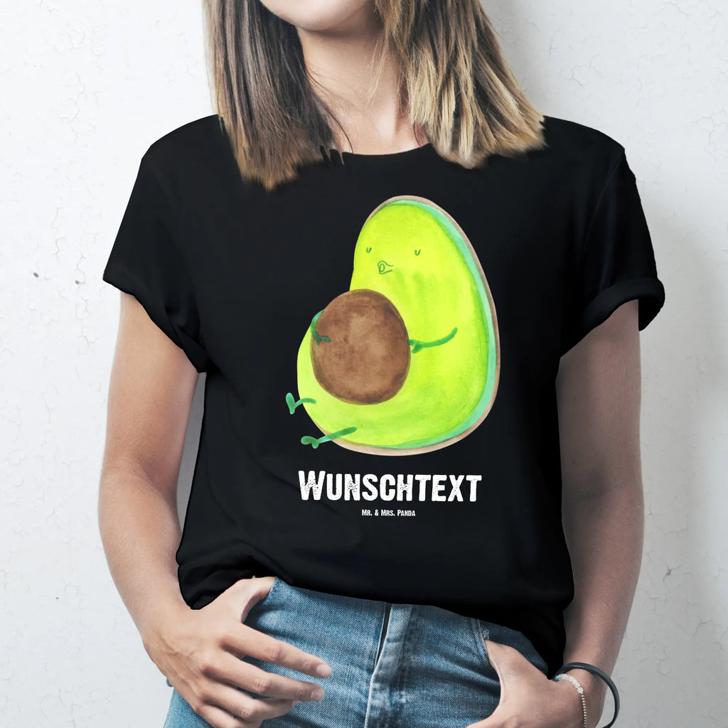 Personalisiertes T-Shirt Avocado pfeift T-Shirt Personalisiert, T-Shirt mit Namen, T-Shirt mit Aufruck, Männer, Frauen, Wunschtext, Bedrucken, Avocado, Veggie, Vegan, Gesund, Diät, Abnehmen, Ernährung, dick sein