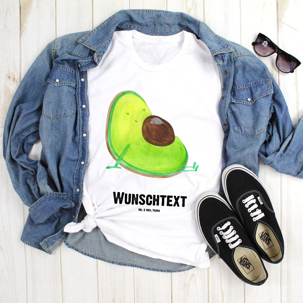 Personalisiertes T-Shirt Avocado schwanger T-Shirt Personalisiert, T-Shirt mit Namen, T-Shirt mit Aufruck, Männer, Frauen, Wunschtext, Bedrucken, Avocado, Veggie, Vegan, Gesund, schwanger, Schwangerschaft, Babyparty, Babyshower