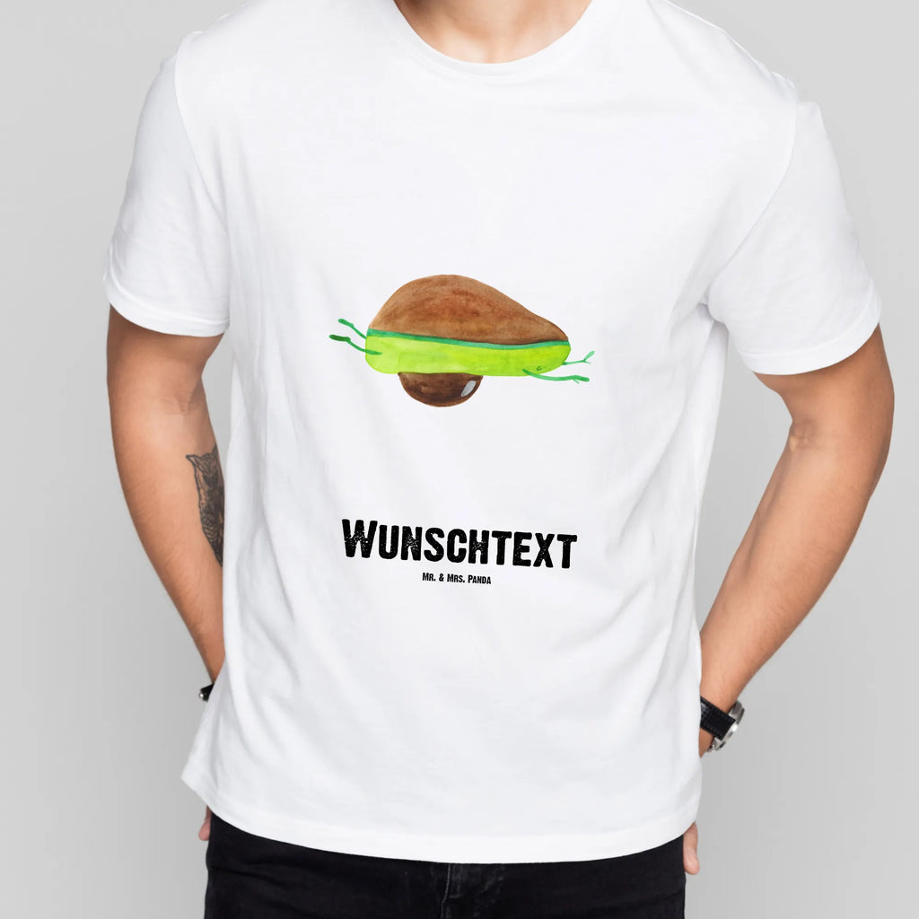 Personalisiertes T-Shirt Avocado Yoga T-Shirt Personalisiert, T-Shirt mit Namen, T-Shirt mit Aufruck, Männer, Frauen, Wunschtext, Bedrucken, Avocado, Veggie, Vegan, Gesund, Avocado Yoga Vegan