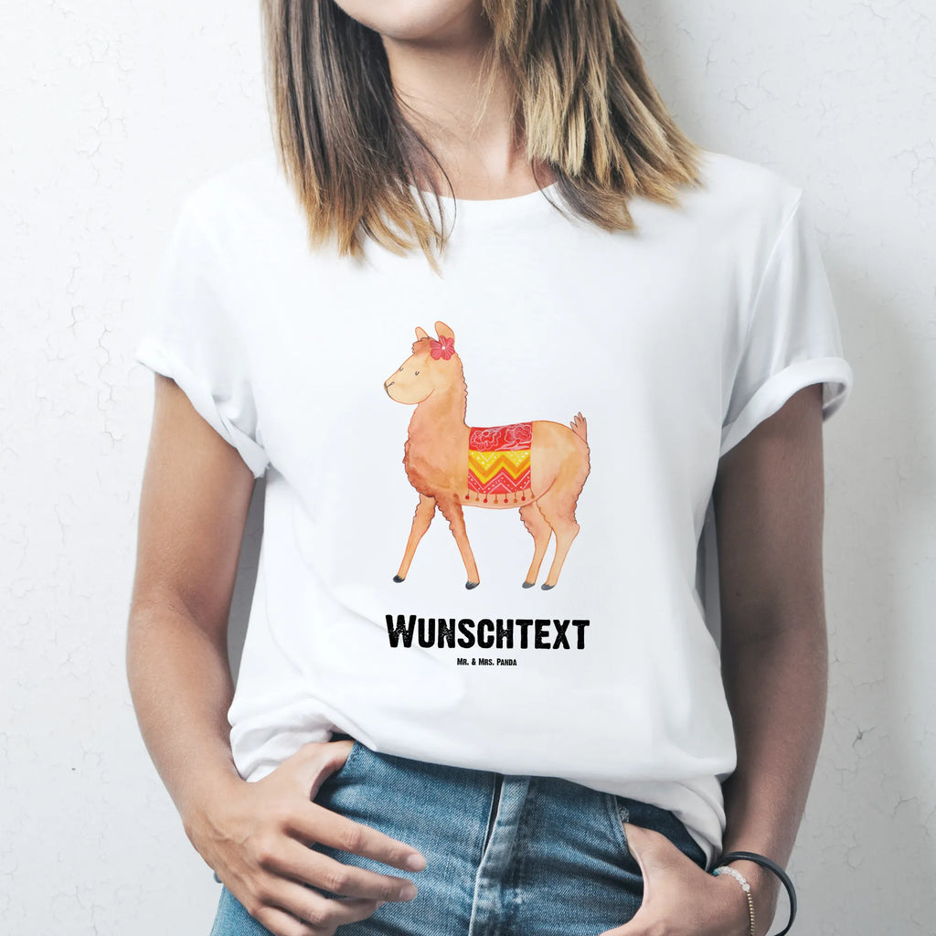 Personalisiertes T-Shirt Alpaka stolz T-Shirt Personalisiert, T-Shirt mit Namen, T-Shirt mit Aufruck, Männer, Frauen, Wunschtext, Bedrucken, Alpaka, Lama