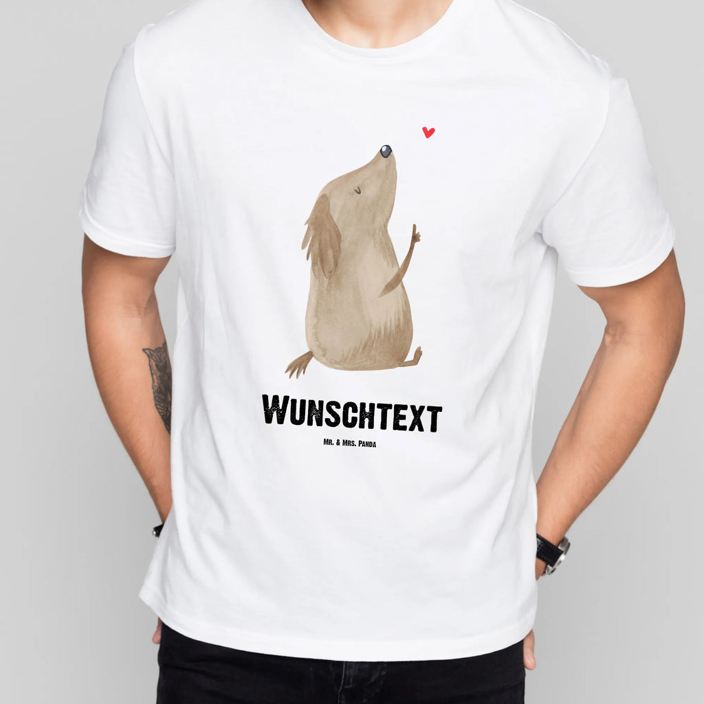 Personalisiertes T-Shirt Hund Liebe T-Shirt Personalisiert, T-Shirt mit Namen, T-Shirt mit Aufruck, Männer, Frauen, Wunschtext, Bedrucken, Hund, Hundemotiv, Haustier, Hunderasse, Tierliebhaber, Hundebesitzer, Sprüche, Liebe, Hundeglück, Hundeliebe, Hunde, Frauchen