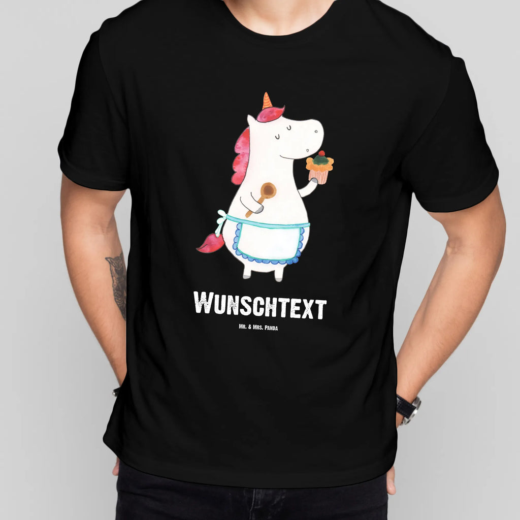 Personalisiertes T-Shirt Einhorn Küchenfee T-Shirt Personalisiert, T-Shirt mit Namen, T-Shirt mit Aufruck, Männer, Frauen, Wunschtext, Bedrucken, Einhorn, Einhörner, Einhorn Deko, Pegasus, Unicorn, backen, Muffin, Motivation, Träumer, träumen, Bäckerin, Hobbykoch, Koch, Torte, Kuchen