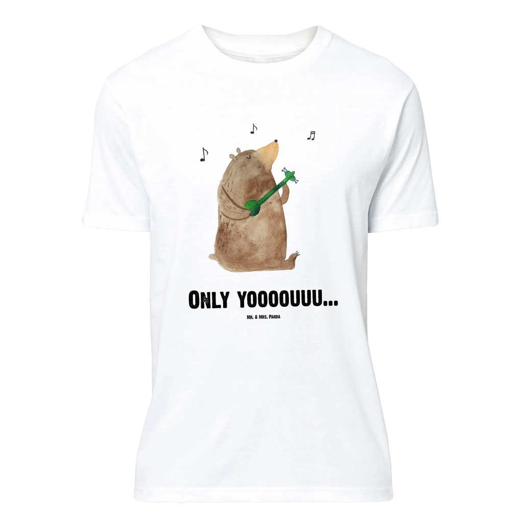 Personalisiertes T-Shirt Bär Gitarre T-Shirt Personalisiert, T-Shirt mit Namen, T-Shirt mit Aufruck, Männer, Frauen, Wunschtext, Bedrucken, Bär, Teddy, Teddybär