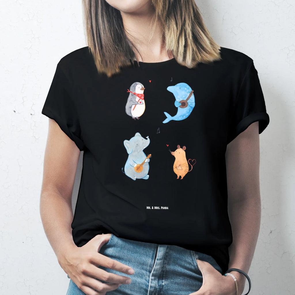 Personalisiertes T-Shirt Big Band T-Shirt Personalisiert, T-Shirt mit Namen, T-Shirt mit Aufruck, Männer, Frauen, Wunschtext, Bedrucken, Tiermotive, Gute Laune, lustige Sprüche, Tiere, Hund, Pinguin, Maus, Elefant, Delfin, Gitarre, Band, Triangel, Musikanten, Musik