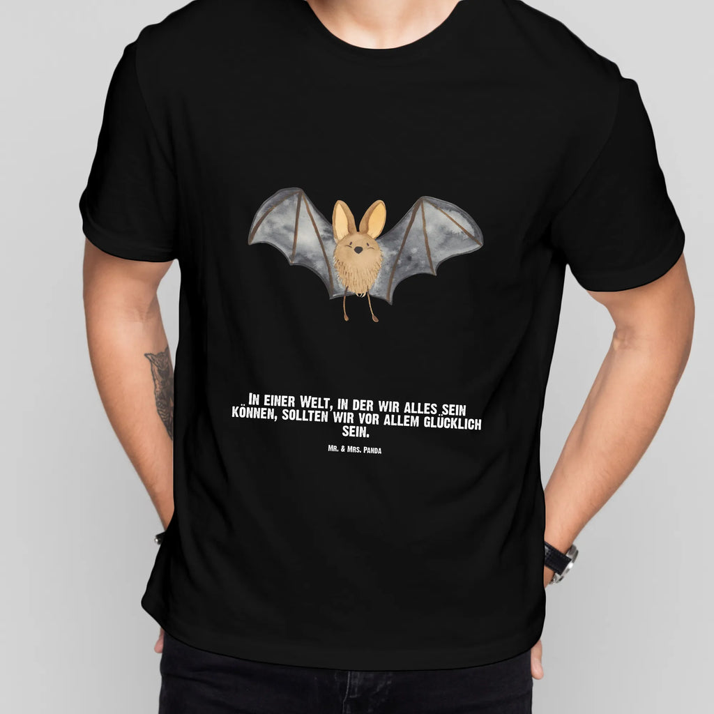 Personalisiertes T-Shirt Fledermaus Flügel T-Shirt Personalisiert, T-Shirt mit Namen, T-Shirt mit Aufruck, Männer, Frauen, Wunschtext, Bedrucken, Tiermotive, Gute Laune, lustige Sprüche, Tiere