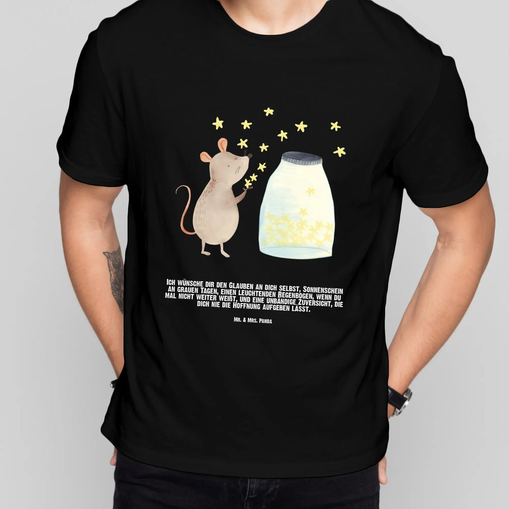 Personalisiertes T-Shirt Maus Sterne T-Shirt Personalisiert, T-Shirt mit Namen, T-Shirt mit Aufruck, Männer, Frauen, Wunschtext, Bedrucken, Tiermotive, Gute Laune, lustige Sprüche, Tiere, Maus, Sterne, Wunsch, Kind, Taufe, Taufgeschenk, Geburt, Schwangerschaft, erstes Kind, Kindergeburtstag, Geburtstag, Hoffnung, Träume