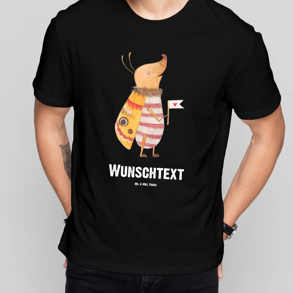 Personalisiertes T-Shirt Nachtfalter mit Fähnchen T-Shirt Personalisiert, T-Shirt mit Namen, T-Shirt mit Aufruck, Männer, Frauen, Wunschtext, Bedrucken, Tiermotive, Gute Laune, lustige Sprüche, Tiere, Nachtfalter, Käfer, Spruch lustig, Spruch witzig, süß, niedlich, Küche Deko, Was kostet die Welt