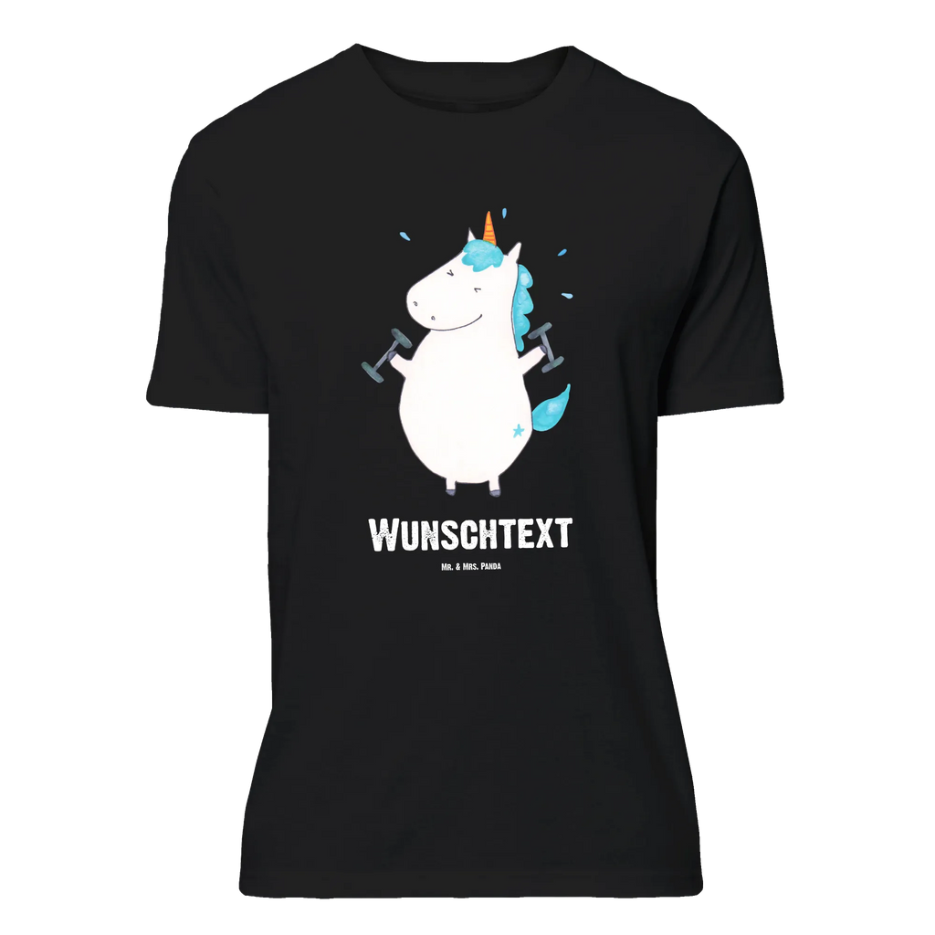 Personalisiertes T-Shirt Einhorn Fitness T-Shirt Personalisiert, T-Shirt mit Namen, T-Shirt mit Aufruck, Männer, Frauen, Wunschtext, Bedrucken, Einhorn, Einhörner, Einhorn Deko, Pegasus, Unicorn, Gym, Fitness, Fitnessstudio, Diät, Abnehmen, Sport, Pumpen, Geräte, Sixpack