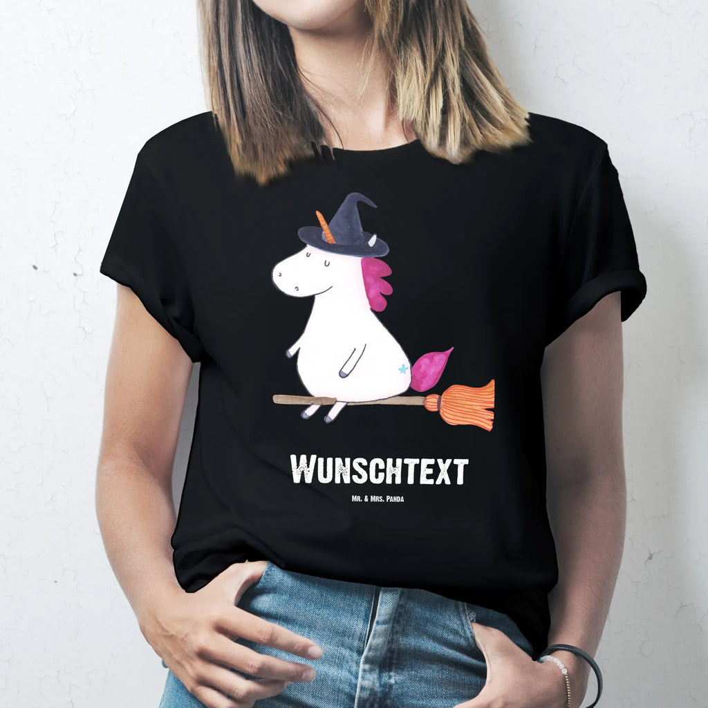 Personalisiertes T-Shirt Einhorn Hexe T-Shirt Personalisiert, T-Shirt mit Namen, T-Shirt mit Aufruck, Männer, Frauen, Wunschtext, Bedrucken, Einhorn, Einhörner, Einhorn Deko, Pegasus, Unicorn, Frau, Ehefrau, Hexe, Teufel, Engel, Verrückte, Freundin, Leben, Zicke