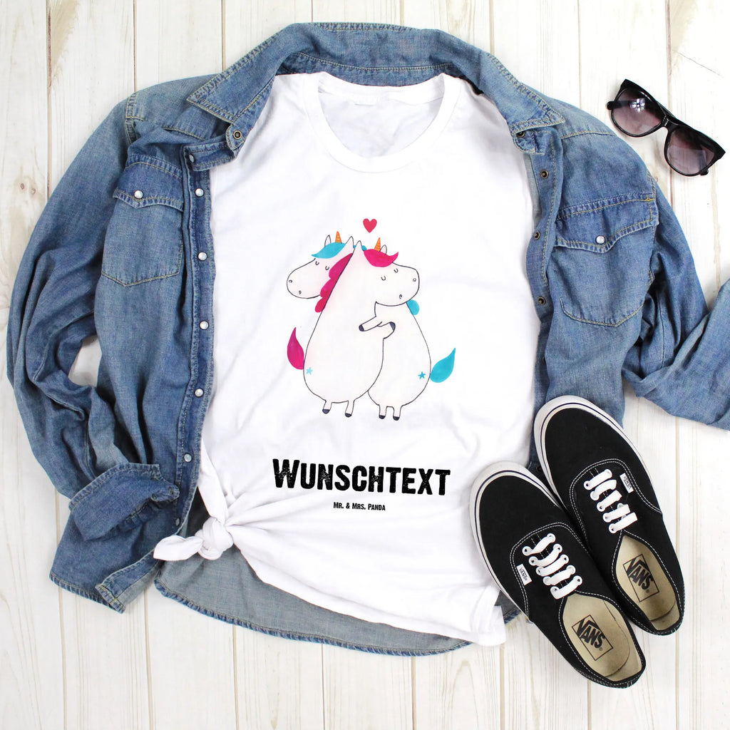 Personalisiertes T-Shirt Einhorn Mitteilung T-Shirt Personalisiert, T-Shirt mit Namen, T-Shirt mit Aufruck, Männer, Frauen, Wunschtext, Bedrucken, Einhorn, Einhörner, Einhorn Deko, Unicorn, Valentinstag, Valentine, Liebe, Geschenk, Partner, Ehe, lustig, witzig, Spruch