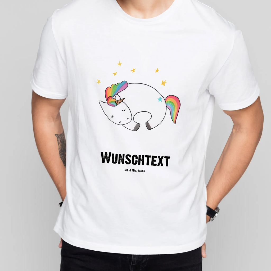 Personalisiertes T-Shirt Einhorn Nacht T-Shirt Personalisiert, T-Shirt mit Namen, T-Shirt mit Aufruck, Männer, Frauen, Wunschtext, Bedrucken, Einhorn, Einhörner, Einhorn Deko, Pegasus, Unicorn, Träume, Traum, unicorn, Realität, Menschen, Geschenk, Ruhe, Freundin