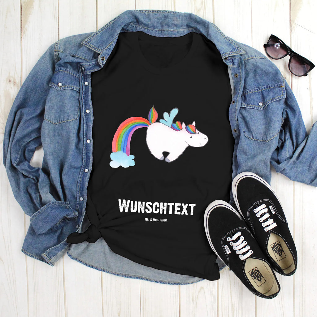 Personalisiertes T-Shirt Einhorn Pegasus T-Shirt Personalisiert, T-Shirt mit Namen, T-Shirt mit Aufruck, Männer, Frauen, Wunschtext, Bedrucken, Einhorn, Einhörner, Einhorn Deko, Pegasus, Unicorn, Regenbogen, Spielen, Realität, Glitzer, Erwachsenwerden