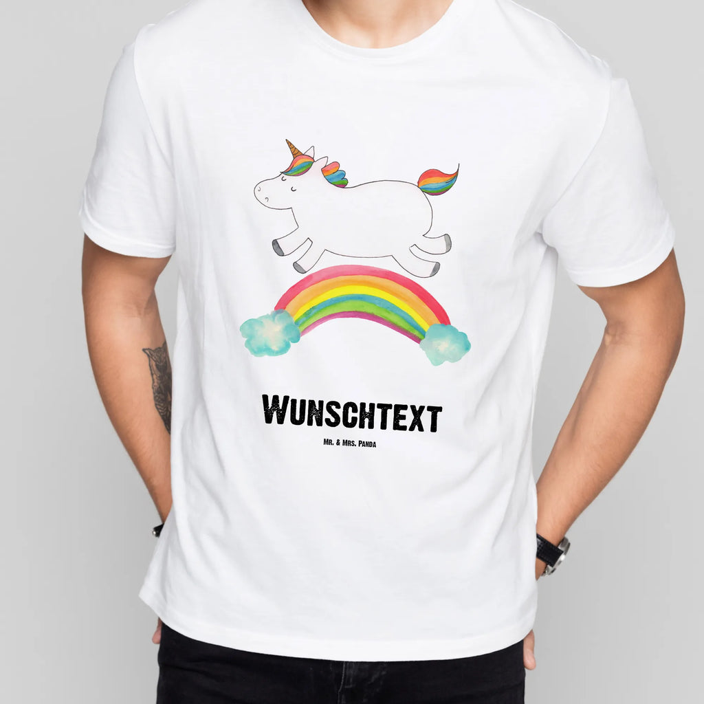 Personalisiertes T-Shirt Einhorn Regenbogen T-Shirt Personalisiert, T-Shirt mit Namen, T-Shirt mit Aufruck, Männer, Frauen, Wunschtext, Bedrucken, Einhorn, Einhörner, Einhorn Deko, Unicorn, Regenbogen, Glitzer, Einhornpower, Erwachsenwerden, Einhornautobahn