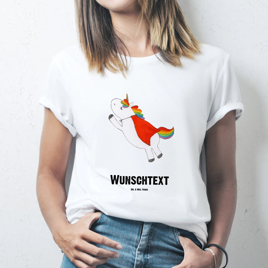 Personalisiertes T-Shirt Einhorn Super T-Shirt Personalisiert, T-Shirt mit Namen, T-Shirt mit Aufruck, Männer, Frauen, Wunschtext, Bedrucken, Einhorn, Einhörner, Einhorn Deko, Unicorn, Traummann, Superheld, Held, Freundin, Geschenk, Girl, Mädchen