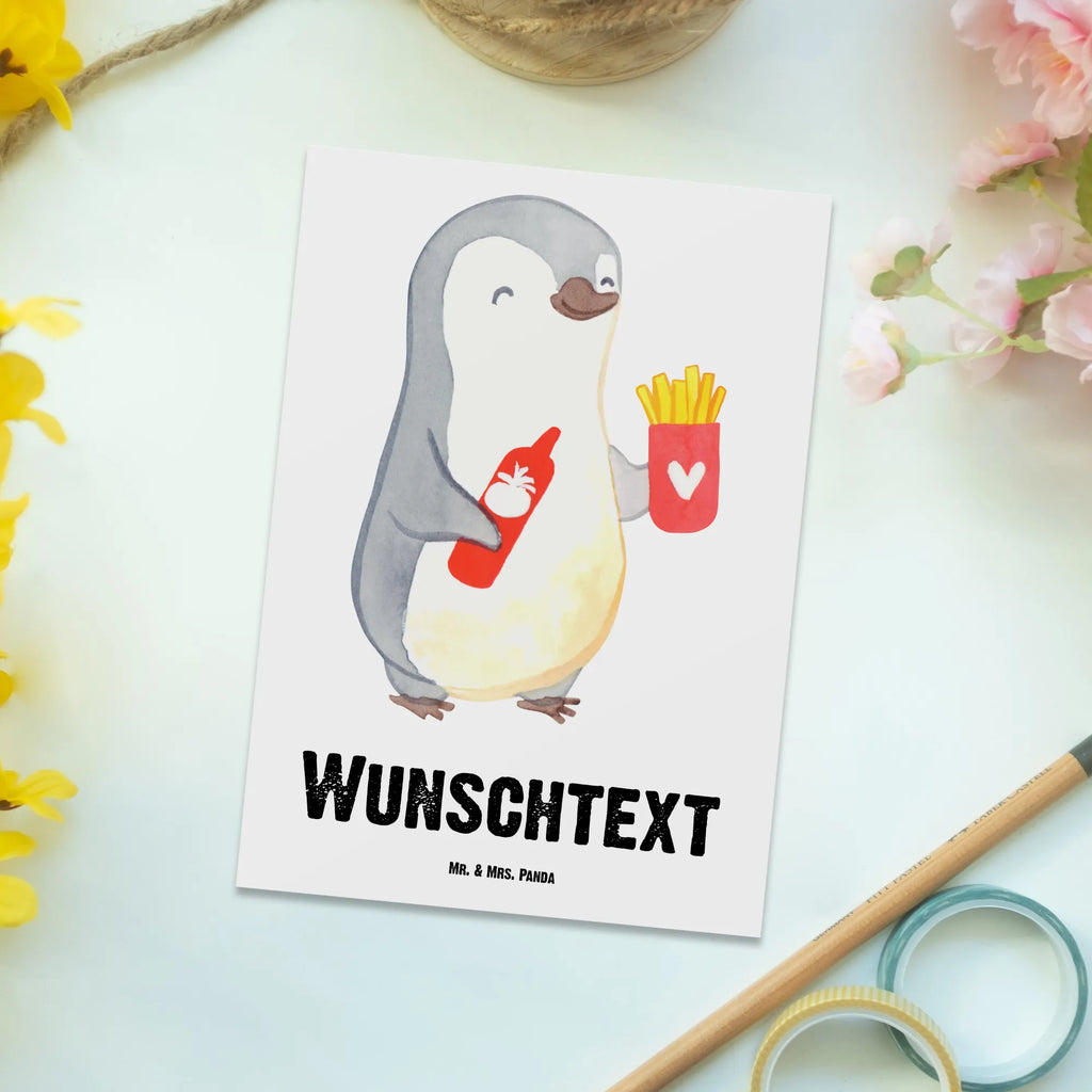 Personalisierte Postkarte Imbissbesitzer mit Herz Postkarte mit Namen, Postkarte bedrucken, Postkarte mit Wunschtext, Postkarte personalisierbar, Geschenkkarte mit Namen, Grußkarte mit Namen, Karte mit Namen, Einladung mit Namen, Ansichtskarte mit Namen, Geschenkkarte mit Wunschtext, Grußkarte mit Wunschtext, Karte mit Wunschtext, Einladung mit Wunschtext, Ansichtskarte mit Wunschtext, Beruf, Ausbildung, Jubiläum, Abschied, Rente, Kollege, Kollegin, Geschenk, Schenken, Arbeitskollege, Mitarbeiter, Firma, Danke, Dankeschön, Imbissbesitzer, Imbissverkäufer, Pommesverkäufer, Pommesliebe