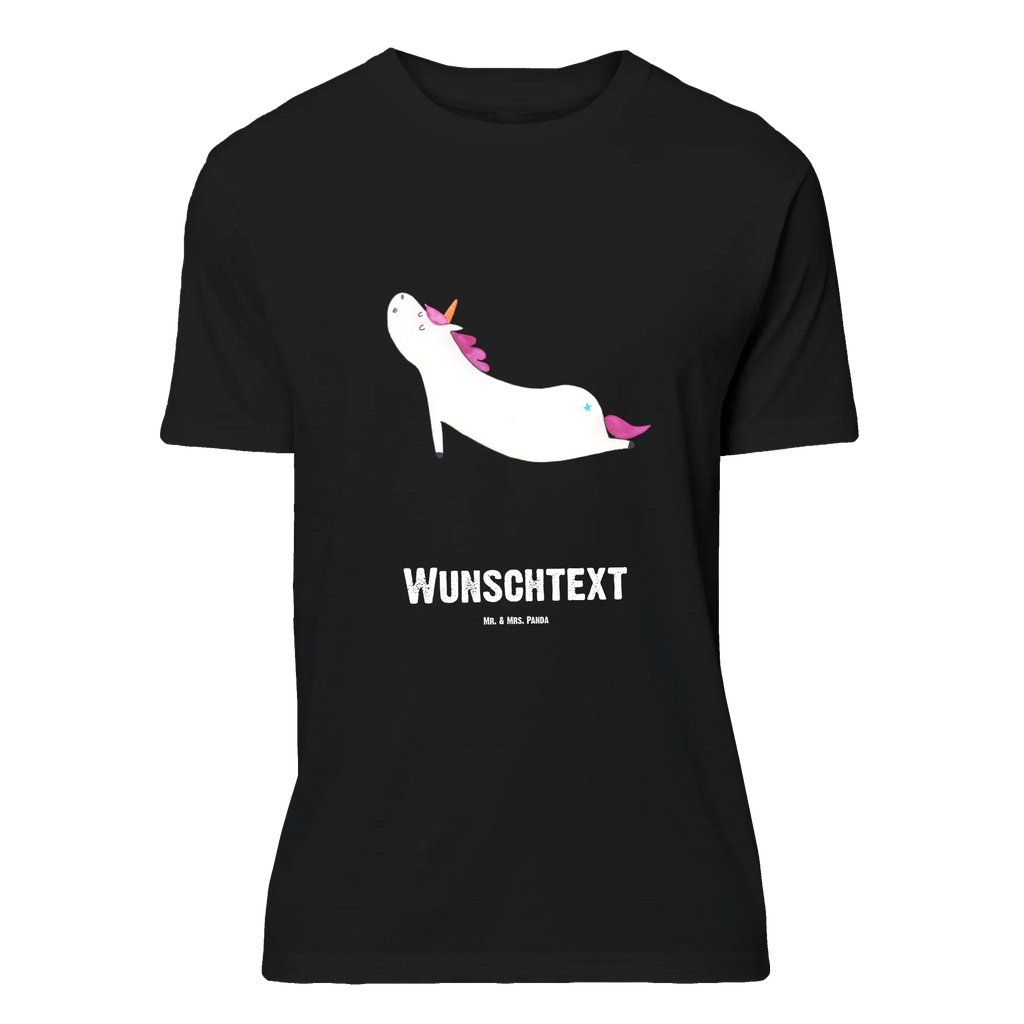 Personalisiertes T-Shirt Einhorn Yoga T-Shirt Personalisiert, T-Shirt mit Namen, T-Shirt mit Aufruck, Männer, Frauen, Wunschtext, Bedrucken, Einhorn, Einhörner, Einhorn Deko, Unicorn, Yoga, Namaste, Achtsamkeit, Entspannung, Joga, Yogamatte, Sport, lustig, witzig, süß