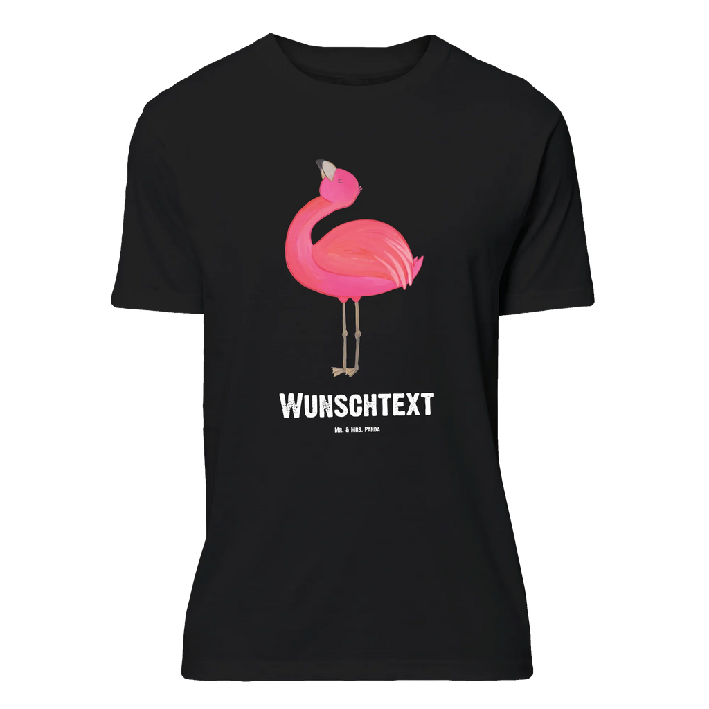 Personalisiertes T-Shirt Flamingo stolz T-Shirt Personalisiert, T-Shirt mit Namen, T-Shirt mit Aufruck, Männer, Frauen, Wunschtext, Bedrucken, Flamingo, stolz, Freude, Selbstliebe, Selbstakzeptanz, Freundin, beste Freundin, Tochter, Mama, Schwester