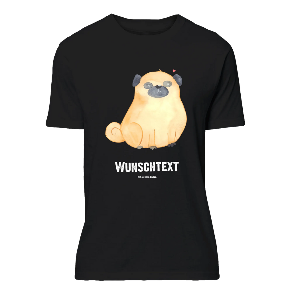 Personalisiertes T-Shirt Mops T-Shirt Personalisiert, T-Shirt mit Namen, T-Shirt mit Aufruck, Männer, Frauen, Wunschtext, Bedrucken, Hund, Hundemotiv, Haustier, Hunderasse, Tierliebhaber, Hundebesitzer, Sprüche, Mops, Liebe, Hundeliebe