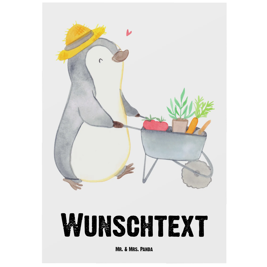 Personalisierte Postkarte Pinguin Gartenarbeit Postkarte mit Namen, Postkarte bedrucken, Postkarte mit Wunschtext, Postkarte personalisierbar, Geschenkkarte mit Namen, Grußkarte mit Namen, Karte mit Namen, Einladung mit Namen, Ansichtskarte mit Namen, Geschenkkarte mit Wunschtext, Grußkarte mit Wunschtext, Karte mit Wunschtext, Einladung mit Wunschtext, Ansichtskarte mit Wunschtext, Geschenk, Sport, Sportart, Hobby, Schenken, Danke, Dankeschön, Auszeichnung, Gewinn, Sportler, Gartenarbeit, Urban gardening, Gärtnern, Gartenpflege