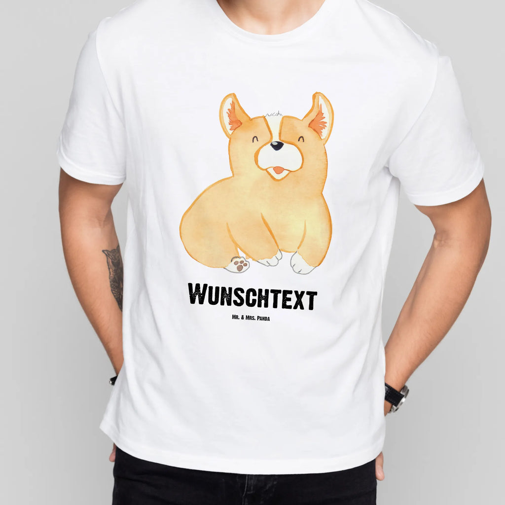 Personalisiertes T-Shirt Corgie T-Shirt Personalisiert, T-Shirt mit Namen, T-Shirt mit Aufruck, Männer, Frauen, Wunschtext, Bedrucken, Hund, Hundemotiv, Haustier, Hunderasse, Tierliebhaber, Hundebesitzer, Sprüche, Corgie, Welsh Corgie Pembroke, britisch, Motivation, Spruch, Hundespruch, Lebensfreude