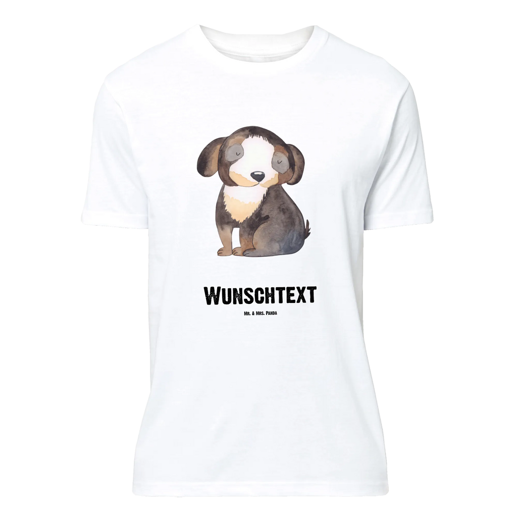 Personalisiertes T-Shirt Hund entspannt T-Shirt Personalisiert, T-Shirt mit Namen, T-Shirt mit Aufruck, Männer, Frauen, Wunschtext, Bedrucken, Hund, Hundemotiv, Haustier, Hunderasse, Tierliebhaber, Hundebesitzer, Sprüche, schwarzer Hund, Hundeliebe, Liebe, Hundeglück