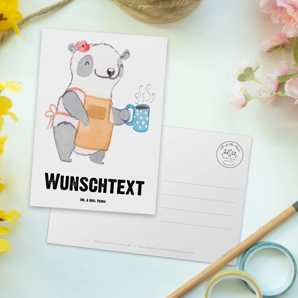 Personalisierte Postkarte Barista mit Herz Postkarte mit Namen, Postkarte bedrucken, Postkarte mit Wunschtext, Postkarte personalisierbar, Geschenkkarte mit Namen, Grußkarte mit Namen, Karte mit Namen, Einladung mit Namen, Ansichtskarte mit Namen, Geschenkkarte mit Wunschtext, Grußkarte mit Wunschtext, Karte mit Wunschtext, Einladung mit Wunschtext, Ansichtskarte mit Wunschtext, Beruf, Ausbildung, Jubiläum, Abschied, Rente, Kollege, Kollegin, Geschenk, Schenken, Arbeitskollege, Mitarbeiter, Firma, Danke, Dankeschön, Barista, Eröffnung Cafe, Kaffee