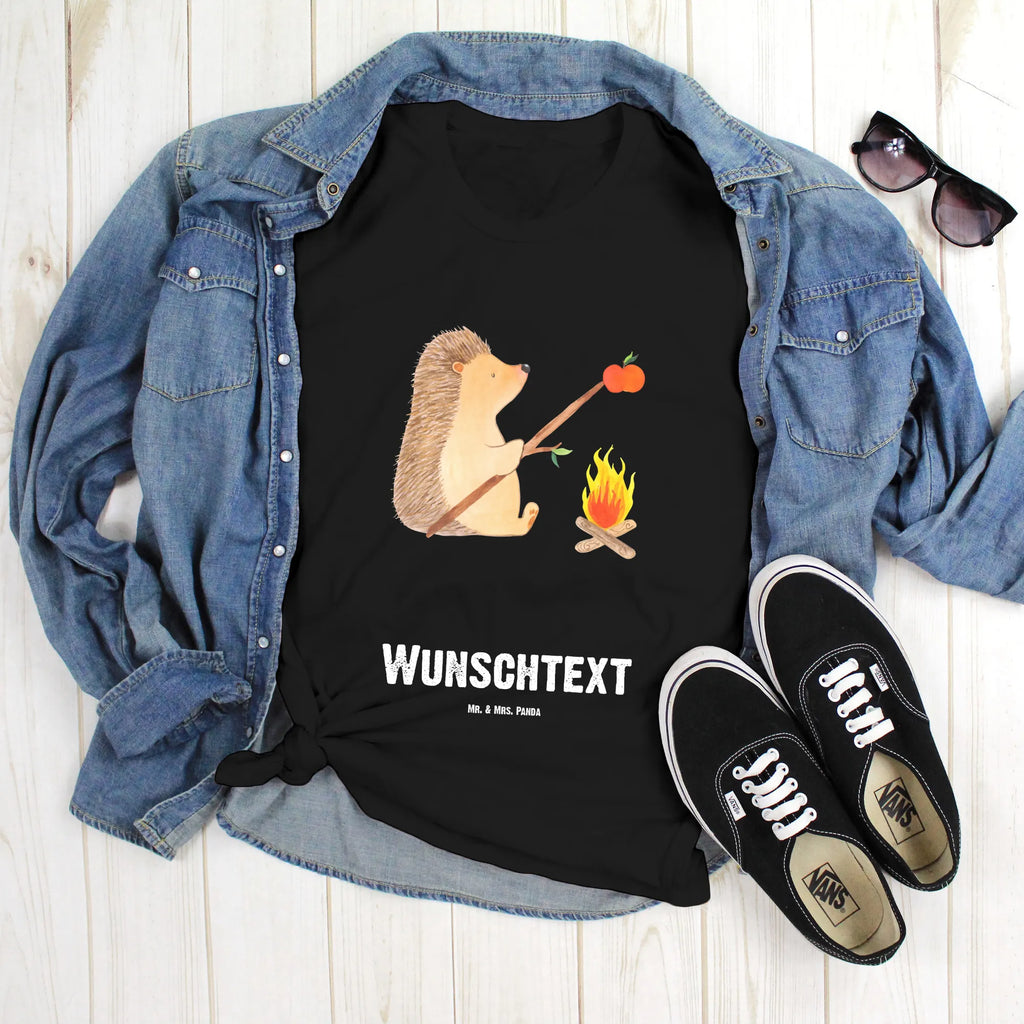 Personalisiertes T-Shirt Igel grillt T-Shirt Personalisiert, T-Shirt mit Namen, T-Shirt mit Aufruck, Männer, Frauen, Wunschtext, Bedrucken, Tiermotive, Gute Laune, lustige Sprüche, Tiere, Igel, Grillen, Ziele, Motivation, arbeitslos, Sinn des Lebens, Spruch