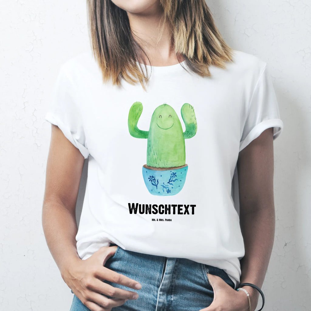 Personalisiertes T-Shirt Kaktus Happy T-Shirt Personalisiert, T-Shirt mit Namen, T-Shirt mit Aufruck, Männer, Frauen, Wunschtext, Bedrucken, Kaktus, Kakteen, Motivation, Spruch, lustig, Kindersicherung, Neustart, Büro, Büroalltag, Kollege, Kollegin, Freundin, Mutter, Familie, Ausbildung