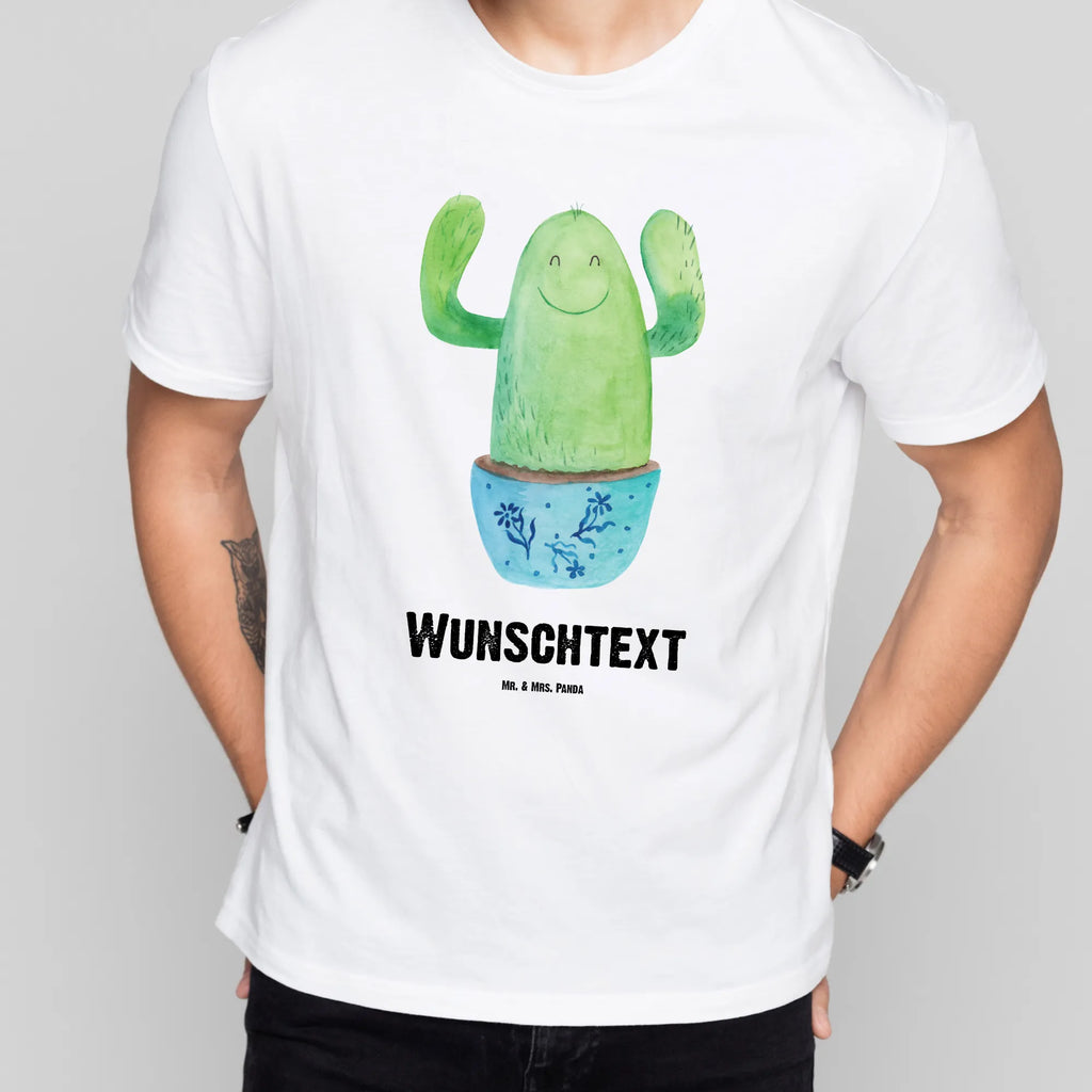 Personalisiertes T-Shirt Kaktus Happy T-Shirt Personalisiert, T-Shirt mit Namen, T-Shirt mit Aufruck, Männer, Frauen, Wunschtext, Bedrucken, Kaktus, Kakteen, Motivation, Spruch, lustig, Kindersicherung, Neustart, Büro, Büroalltag, Kollege, Kollegin, Freundin, Mutter, Familie, Ausbildung