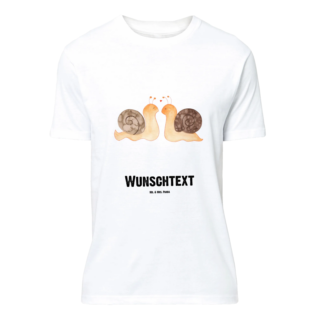 Personalisiertes T-Shirt Schnecken Liebe T-Shirt Personalisiert, T-Shirt mit Namen, T-Shirt mit Aufruck, Männer, Frauen, Wunschtext, Bedrucken, Liebe, Partner, Freund, Freundin, Ehemann, Ehefrau, Heiraten, Verlobung, Heiratsantrag, Liebesgeschenk, Jahrestag, Hocheitstag