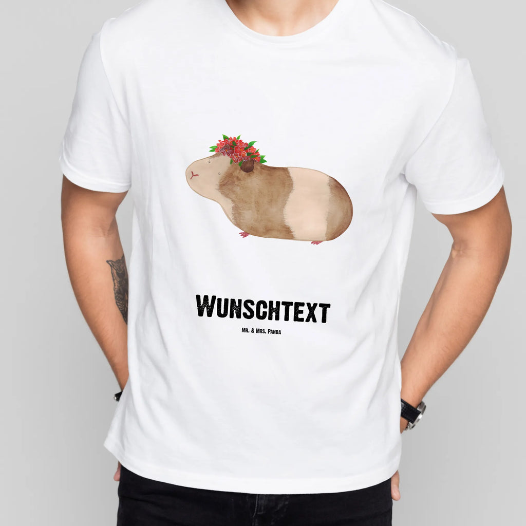 Personalisiertes T-Shirt Meerschweinchen weise T-Shirt Personalisiert, T-Shirt mit Namen, T-Shirt mit Aufruck, Männer, Frauen, Wunschtext, Bedrucken, Tiermotive, Gute Laune, lustige Sprüche, Tiere, Meerschweinchen, Meerie, Meeries, Wunder, Blumenkind, Realität, Spruch, Weisheit, Motivation, Wunderland