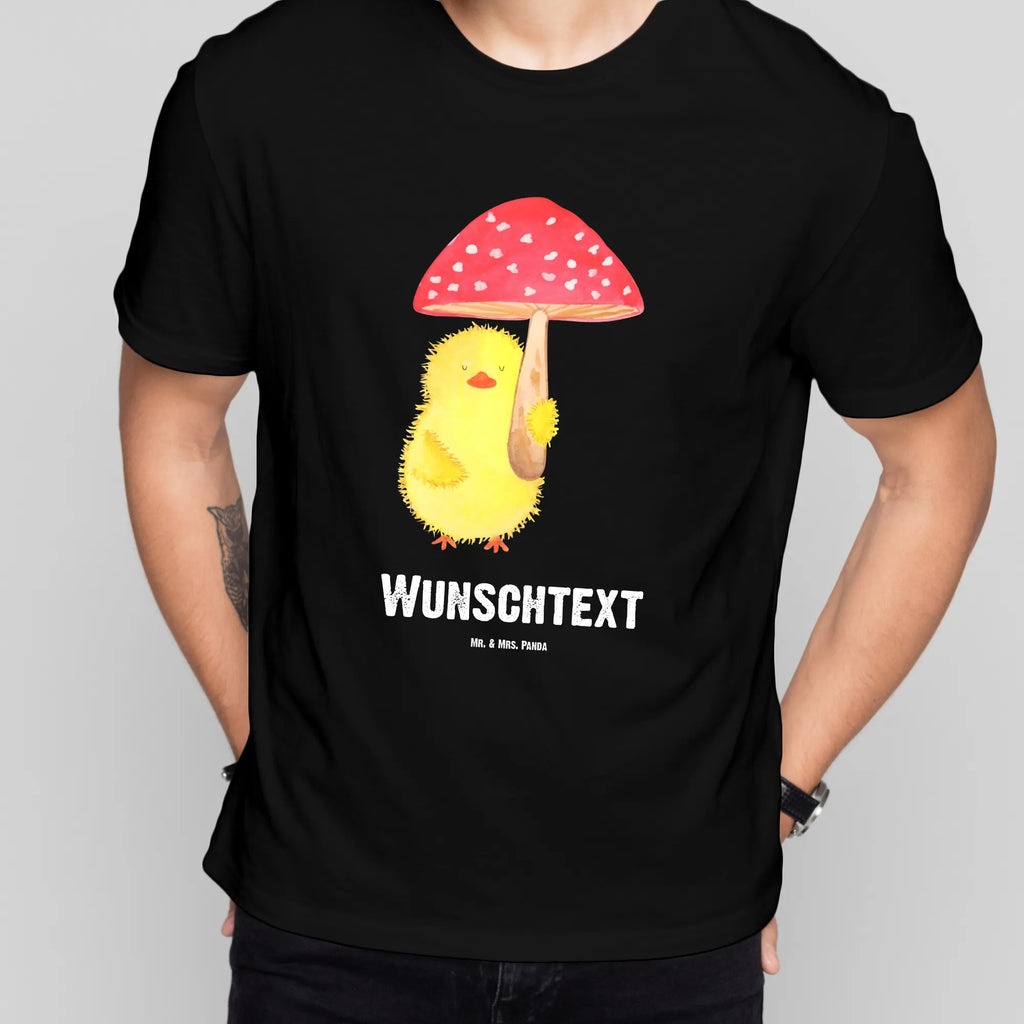 Personalisiertes T-Shirt Küken Fliegenpilz T-Shirt Personalisiert, T-Shirt mit Namen, T-Shirt mit Aufruck, Männer, Frauen, Wunschtext, Bedrucken, Ostern, Osterhase, Ostergeschenke, Osternest, Osterdeko, Geschenke zu Ostern, Ostern Geschenk, Ostergeschenke Kinder, Ostern Kinder, Küken, Fliegenpilz, Glückspilz, Frohe Ostern, Ostergrüße