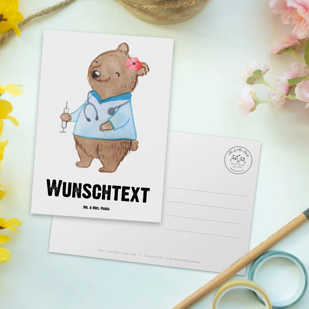 Personalisierte Postkarte Krankenpflegehelferin Herz Postkarte mit Namen, Postkarte bedrucken, Postkarte mit Wunschtext, Postkarte personalisierbar, Geschenkkarte mit Namen, Grußkarte mit Namen, Karte mit Namen, Einladung mit Namen, Ansichtskarte mit Namen, Geschenkkarte mit Wunschtext, Grußkarte mit Wunschtext, Karte mit Wunschtext, Einladung mit Wunschtext, Ansichtskarte mit Wunschtext, Beruf, Ausbildung, Jubiläum, Abschied, Rente, Kollege, Kollegin, Geschenk, Schenken, Arbeitskollege, Mitarbeiter, Firma, Danke, Dankeschön, Krankenpflegehelferin, Pflegehelferin, Pflegekraft