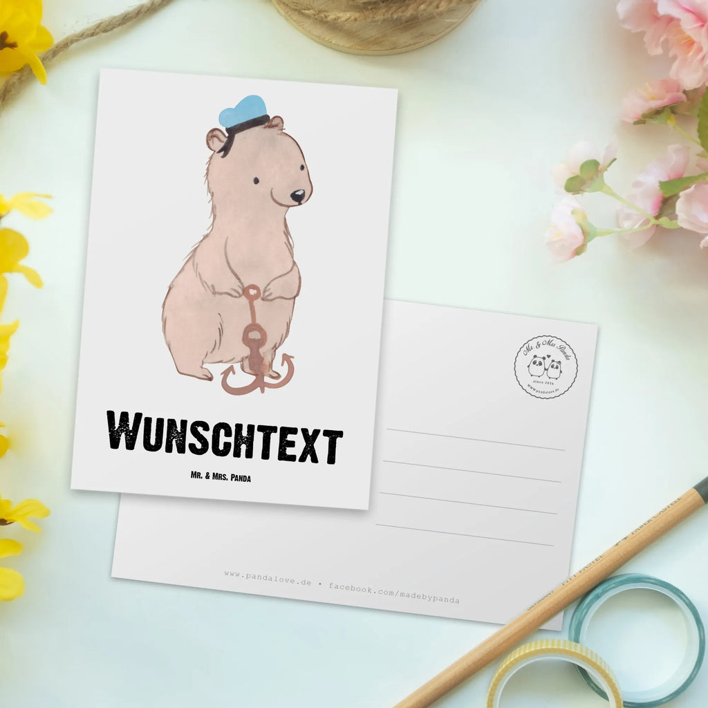 Personalisierte Postkarte Matrosin Herz Postkarte mit Namen, Postkarte bedrucken, Postkarte mit Wunschtext, Postkarte personalisierbar, Geschenkkarte mit Namen, Grußkarte mit Namen, Karte mit Namen, Einladung mit Namen, Ansichtskarte mit Namen, Geschenkkarte mit Wunschtext, Grußkarte mit Wunschtext, Karte mit Wunschtext, Einladung mit Wunschtext, Ansichtskarte mit Wunschtext, Beruf, Ausbildung, Jubiläum, Abschied, Rente, Kollege, Kollegin, Geschenk, Schenken, Arbeitskollege, Mitarbeiter, Firma, Danke, Dankeschön, Matrosin, Seeleute, Schiff, Schiffsmechanikerin