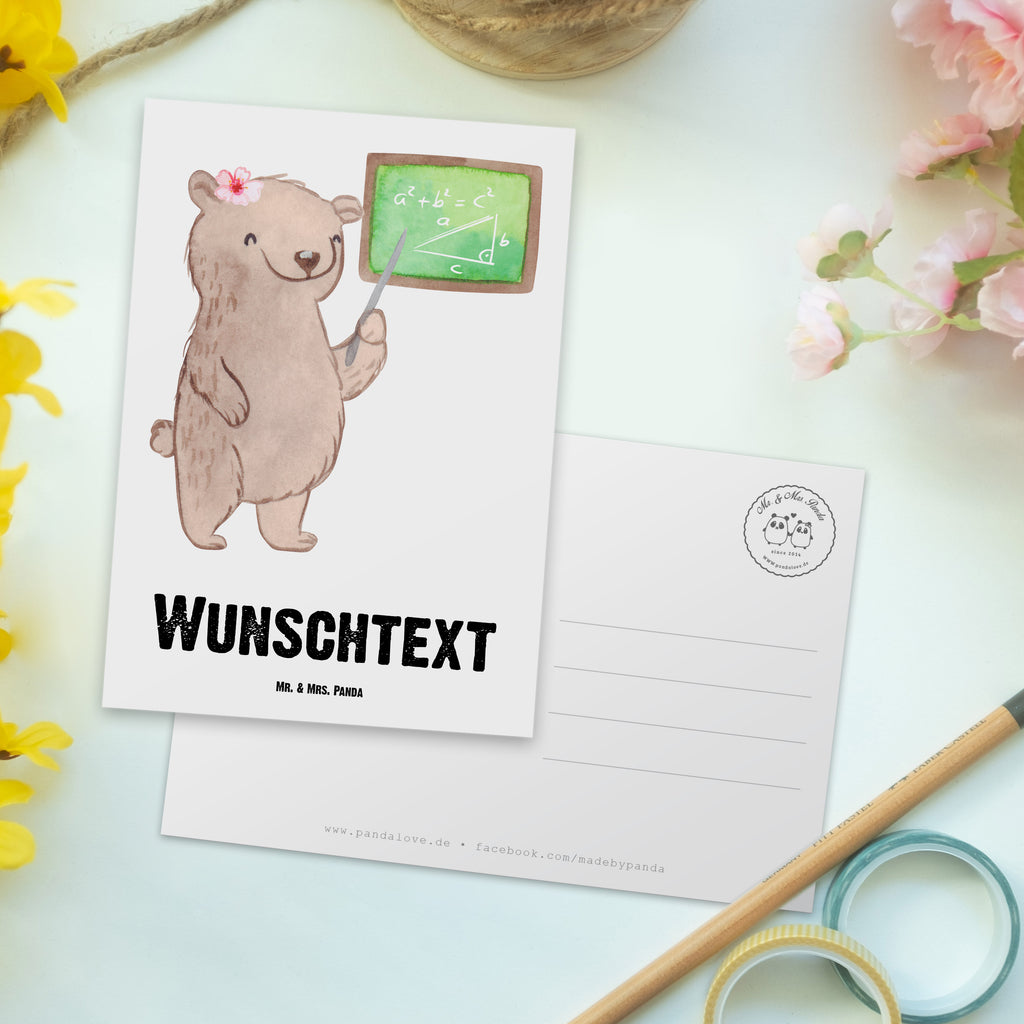 Personalisierte Postkarte Nachhilfelehrer Mathe mit Herz Postkarte mit Namen, Postkarte bedrucken, Postkarte mit Wunschtext, Postkarte personalisierbar, Geschenkkarte mit Namen, Grußkarte mit Namen, Karte mit Namen, Einladung mit Namen, Ansichtskarte mit Namen, Geschenkkarte mit Wunschtext, Grußkarte mit Wunschtext, Karte mit Wunschtext, Einladung mit Wunschtext, Ansichtskarte mit Wunschtext, Beruf, Ausbildung, Jubiläum, Abschied, Rente, Kollege, Kollegin, Geschenk, Schenken, Arbeitskollege, Mitarbeiter, Firma, Danke, Dankeschön, Mathematik Nachhilfelehrer, Mathe Nachhilfe, Nachhilfeunterrricht