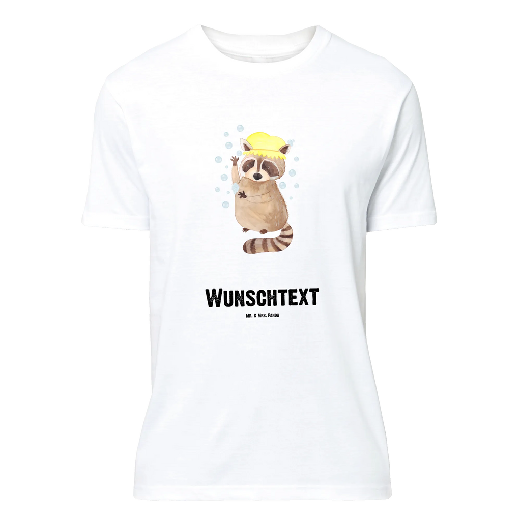 Personalisiertes T-Shirt Waschbär T-Shirt Personalisiert, T-Shirt mit Namen, T-Shirt mit Aufruck, Männer, Frauen, Wunschtext, Bedrucken, Tiermotive, Gute Laune, lustige Sprüche, Tiere, Waschbär, Tagträumen, Plan, Fröhlich, waschen, Seifenblasen