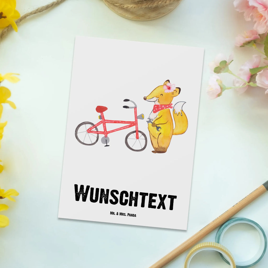 Personalisierte Postkarte Zweirad Mechatronikerin mit Herz Postkarte mit Namen, Postkarte bedrucken, Postkarte mit Wunschtext, Postkarte personalisierbar, Geschenkkarte mit Namen, Grußkarte mit Namen, Karte mit Namen, Einladung mit Namen, Ansichtskarte mit Namen, Geschenkkarte mit Wunschtext, Grußkarte mit Wunschtext, Karte mit Wunschtext, Einladung mit Wunschtext, Ansichtskarte mit Wunschtext, Beruf, Ausbildung, Jubiläum, Abschied, Rente, Kollege, Kollegin, Geschenk, Schenken, Arbeitskollege, Mitarbeiter, Firma, Danke, Dankeschön