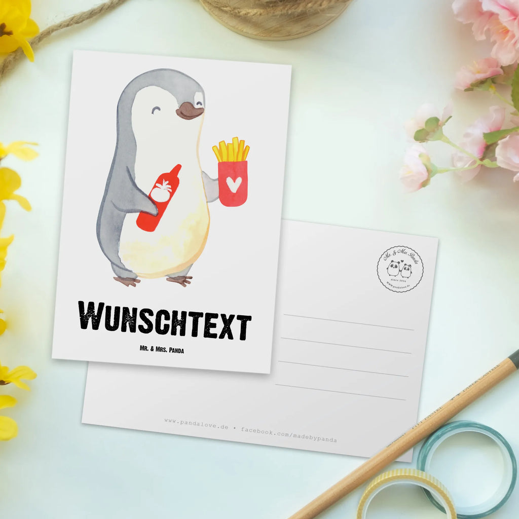 Personalisierte Postkarte Imbissverkäufer Herz Postkarte mit Namen, Postkarte bedrucken, Postkarte mit Wunschtext, Postkarte personalisierbar, Geschenkkarte mit Namen, Grußkarte mit Namen, Karte mit Namen, Einladung mit Namen, Ansichtskarte mit Namen, Geschenkkarte mit Wunschtext, Grußkarte mit Wunschtext, Karte mit Wunschtext, Einladung mit Wunschtext, Ansichtskarte mit Wunschtext, Beruf, Ausbildung, Jubiläum, Abschied, Rente, Kollege, Kollegin, Geschenk, Schenken, Arbeitskollege, Mitarbeiter, Firma, Danke, Dankeschön, Imbissbesitzer, Imbissverkäufer, Pommesverkäufer, Pommesliebe