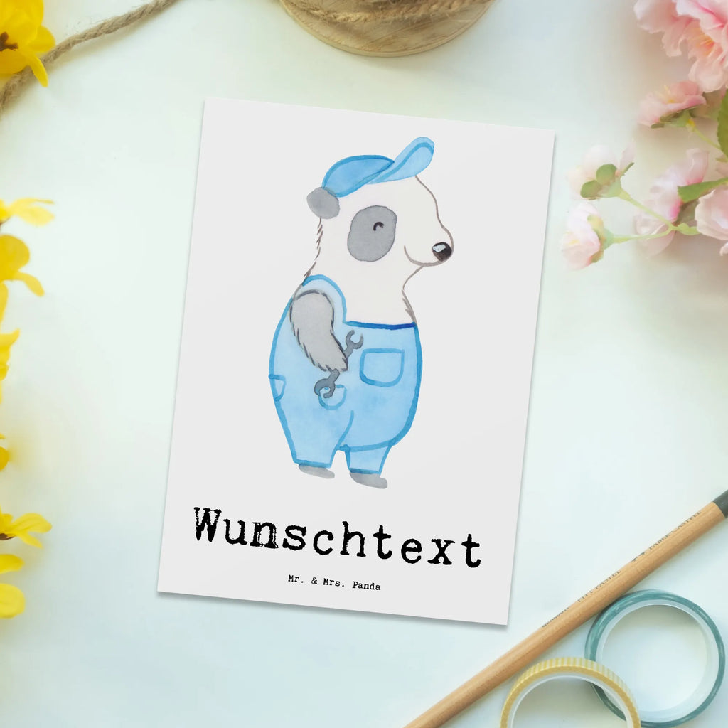 Personalisierte Postkarte Mechatroniker für Kältetechnik mit Herz Postkarte mit Namen, Postkarte bedrucken, Postkarte mit Wunschtext, Postkarte personalisierbar, Geschenkkarte mit Namen, Grußkarte mit Namen, Karte mit Namen, Einladung mit Namen, Ansichtskarte mit Namen, Geschenkkarte mit Wunschtext, Grußkarte mit Wunschtext, Karte mit Wunschtext, Einladung mit Wunschtext, Ansichtskarte mit Wunschtext, Beruf, Ausbildung, Jubiläum, Abschied, Rente, Kollege, Kollegin, Geschenk, Schenken, Arbeitskollege, Mitarbeiter, Firma, Danke, Dankeschön, Mechatroniker für Kältetechnik, Gesellenprüfung