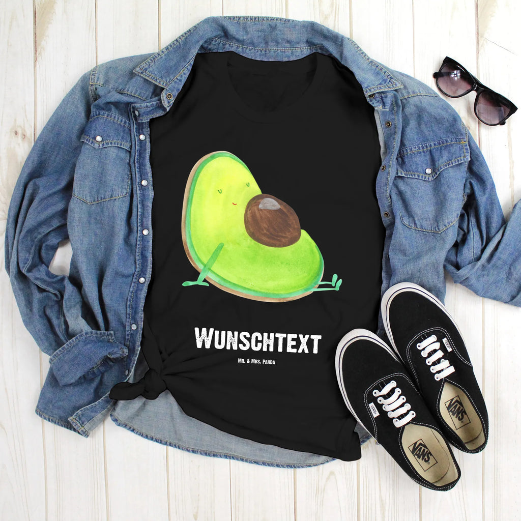 Personalisiertes T-Shirt Avocado schwanger T-Shirt Personalisiert, T-Shirt mit Namen, T-Shirt mit Aufruck, Männer, Frauen, Wunschtext, Bedrucken, Avocado, Veggie, Vegan, Gesund, schwanger, Schwangerschaft, Babyparty, Babyshower