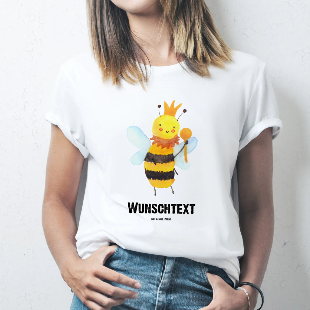 Personalisiertes T-Shirt Biene König T-Shirt Personalisiert, T-Shirt mit Namen, T-Shirt mit Aufruck, Männer, Frauen, Wunschtext, Bedrucken, Biene, Wespe, Hummel