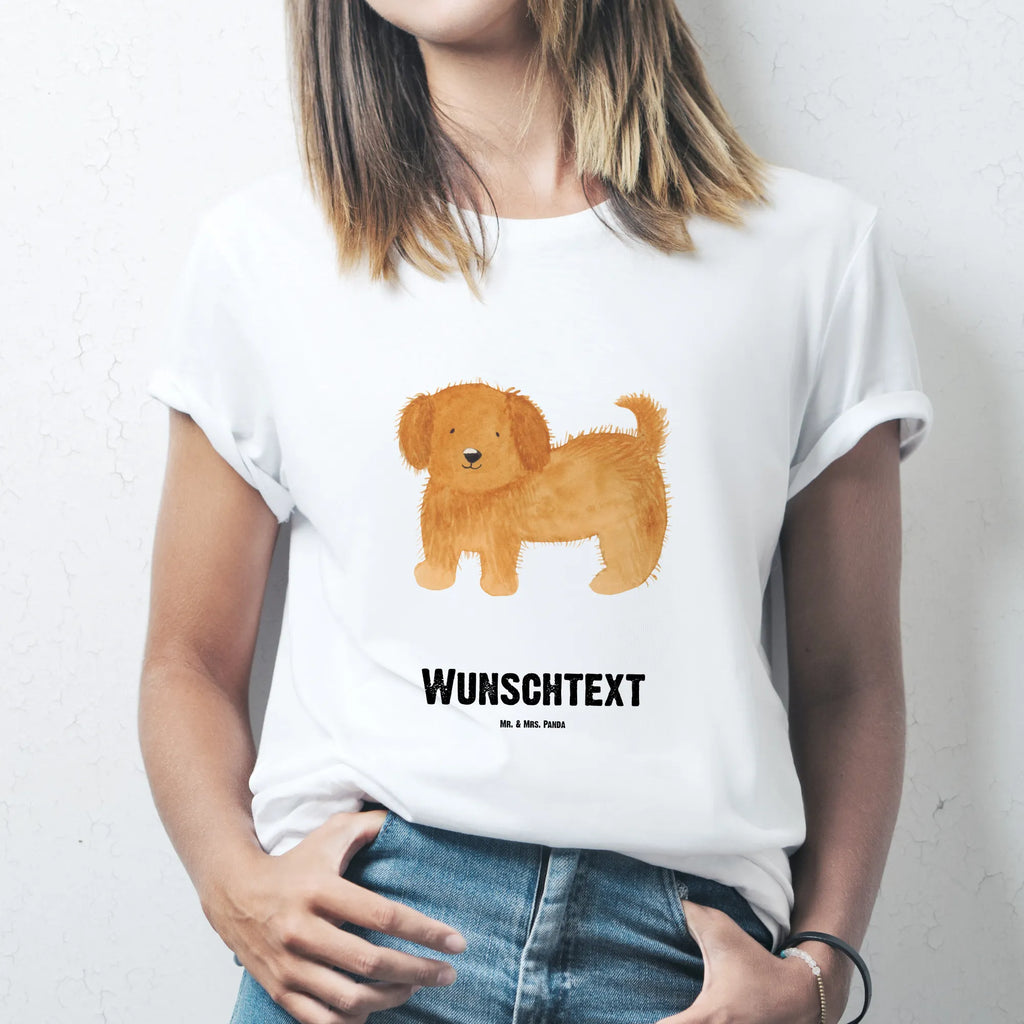 Personalisiertes T-Shirt Hund flauschig T-Shirt Personalisiert, T-Shirt mit Namen, T-Shirt mit Aufruck, Männer, Frauen, Wunschtext, Bedrucken, Hund, Hundemotiv, Haustier, Hunderasse, Tierliebhaber, Hundebesitzer, Sprüche, Hunde, Frauchen, Hundemama, Hundeliebe