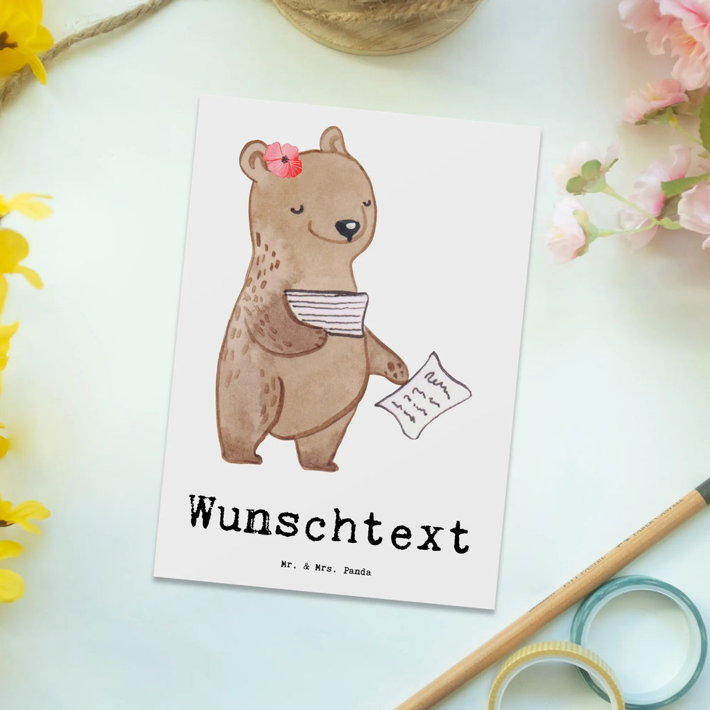 Personalisierte Postkarte Buchhalterin Herz Postkarte mit Namen, Postkarte bedrucken, Postkarte mit Wunschtext, Postkarte personalisierbar, Geschenkkarte mit Namen, Grußkarte mit Namen, Karte mit Namen, Einladung mit Namen, Ansichtskarte mit Namen, Geschenkkarte mit Wunschtext, Grußkarte mit Wunschtext, Karte mit Wunschtext, Einladung mit Wunschtext, Ansichtskarte mit Wunschtext, Beruf, Ausbildung, Jubiläum, Abschied, Rente, Kollege, Kollegin, Geschenk, Schenken, Arbeitskollege, Mitarbeiter, Firma, Danke, Dankeschön, Buchhalter, in Bürojob, Backoffice Mitarbeiterin, Angestellte